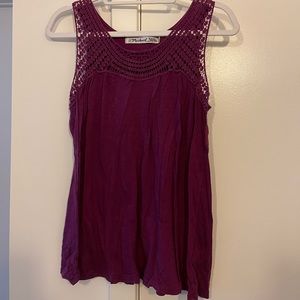Michael stars original tee tank top, purple, OS